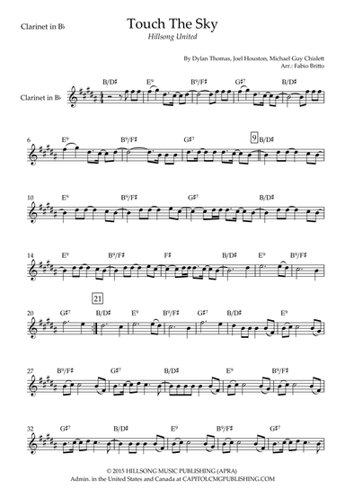Touch The Sky (arr. Fabio Britto)