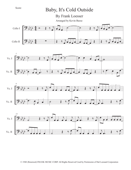 Baby, It's Cold Outside (arr. Kevin Busse)