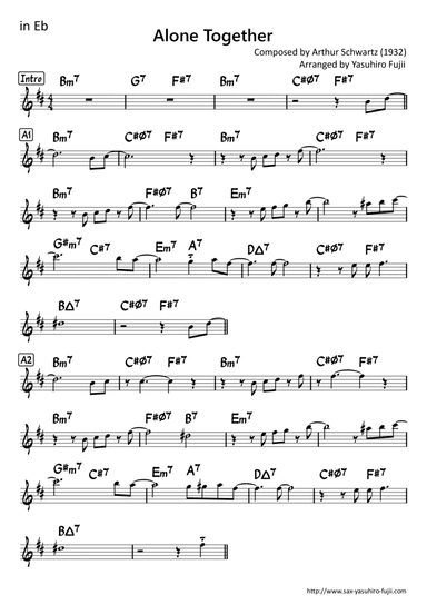 Alone Together (arr. Yasuhiro Fujii)