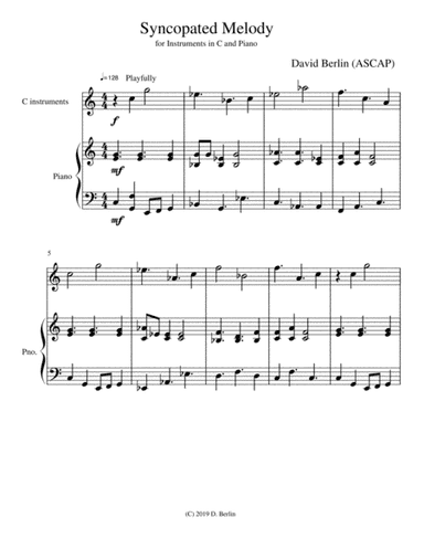 Syncopated Melody