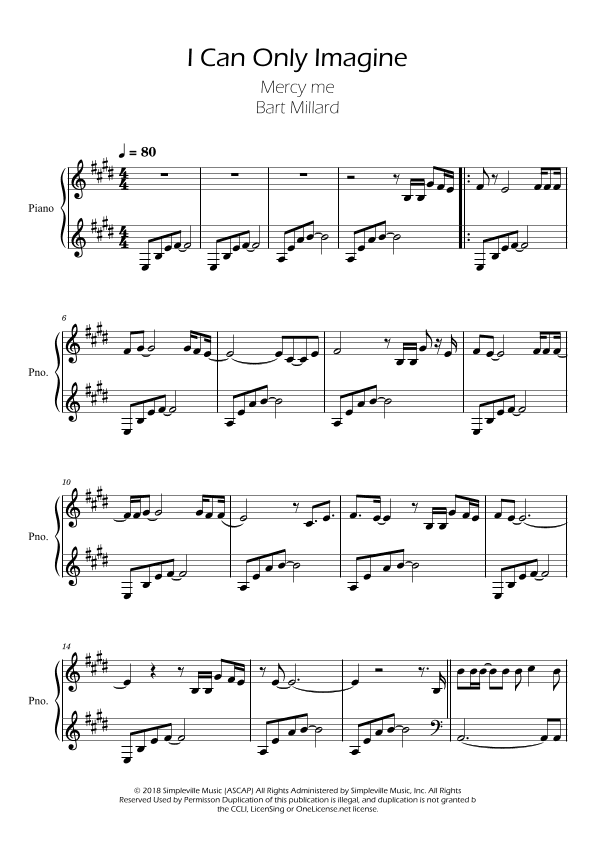 I Can Only Imagine (arr. Ygor Nunes)