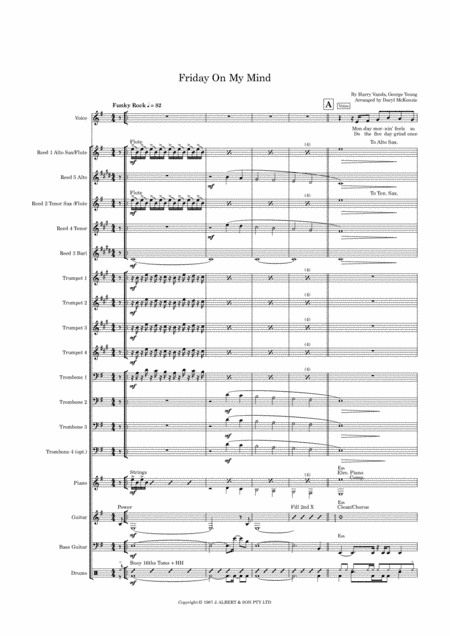 Friday On My Mind (arr. Daryl McKenzie)