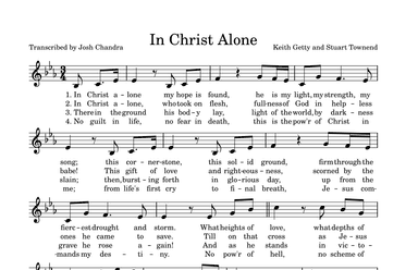 In Christ Alone (arr. Joshua Chandra)