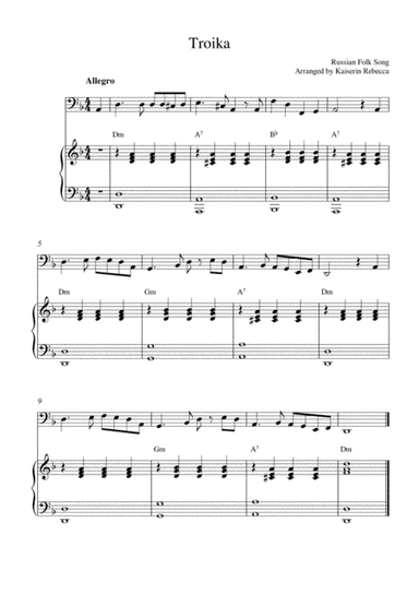 Troika (arr. Kaiserin Rebecca)