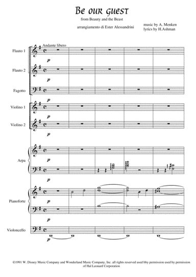 Be Our Guest (arr. Ester Alessandrini)