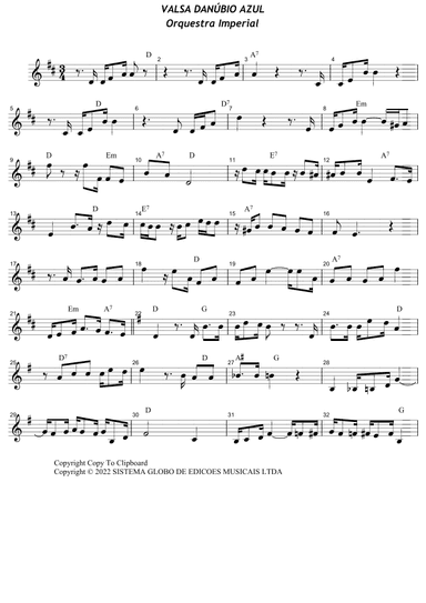 Valsa Danubio Azul (arr. Heraldo Melo dos Santos)