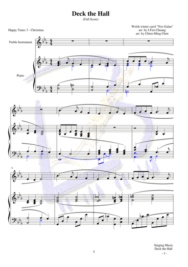 Deck the Hall (arr. Ifen Chuang, Chien-Ming Chen)