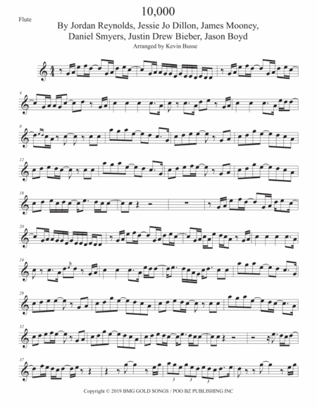 10,000 Hours (arr. Kevin Busse)