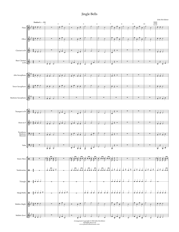 Jingle Bells - for beginning/young band