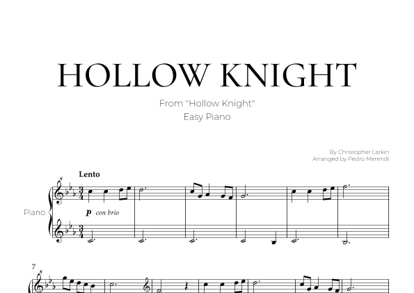 Hollow Knight (arr. Pedro Merendi)
