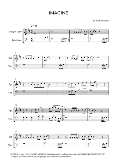 Imagine (arr. Alex Nunes Rodrigues)