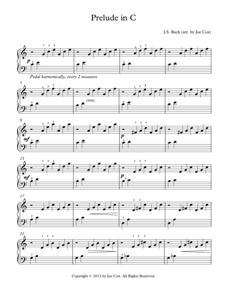 Prelude in C (arr. Joe Cox)