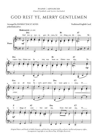 God Rest Ye Merry Gentlemen (arr. Danilo "Daca" Alves)