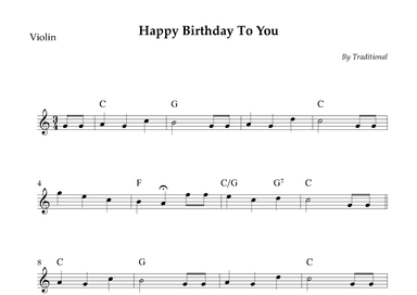 Happy Birthday To You (arr. Wesley S. SIlva)