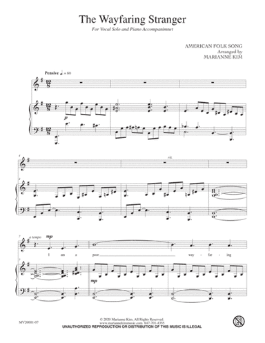 The Wayfaring Stranger (arr. Marianne Kim)