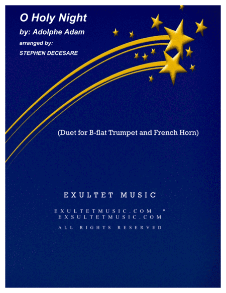 O Holy Night (Duet for Bb-Trumpet and French Horn) (arr. Stephen DeCesare)