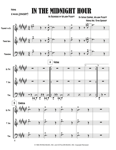 In The Midnight Hour (arr. Ryan Gabbart)