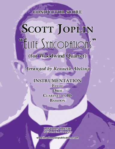 Joplin - "Elite Syncopations" (for Woodwind Quartet) (arr. Kenneth Abeling)
