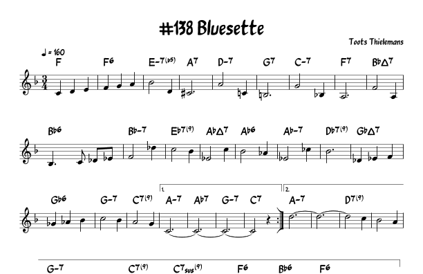 Bluesette (arr. John Fries)