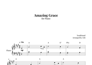 Amazing Grace (arr. GDJ)