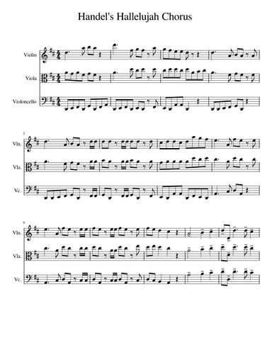 Halelujah Chorus from "The Messiah" (arr. Tyler Davis)