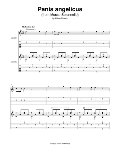 Panis angelicus (arr. Mark Phillips)