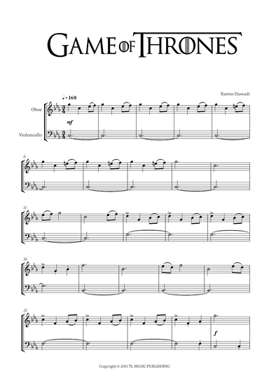 Game Of Thrones (arr. Cadenza Editions)