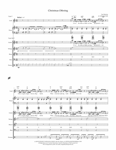 Christmas Offering (arr. John van Gulik)
