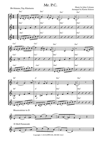 Mr. P.c. (arr. Katrin Scherer)