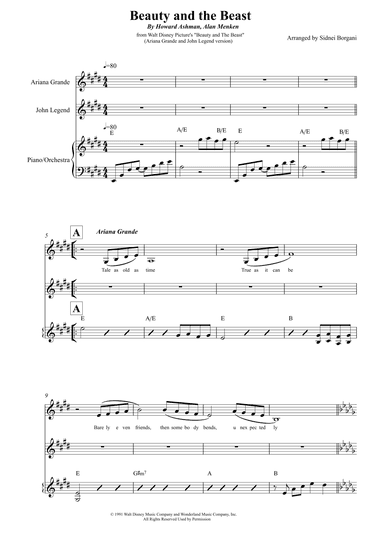 Beauty And The Beast (reprise) (arr. Sidnei Borgani)