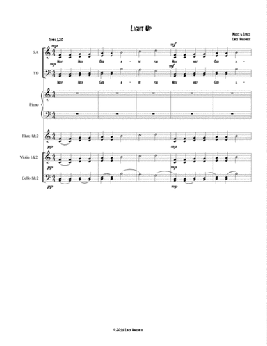 Light Up (SATB)