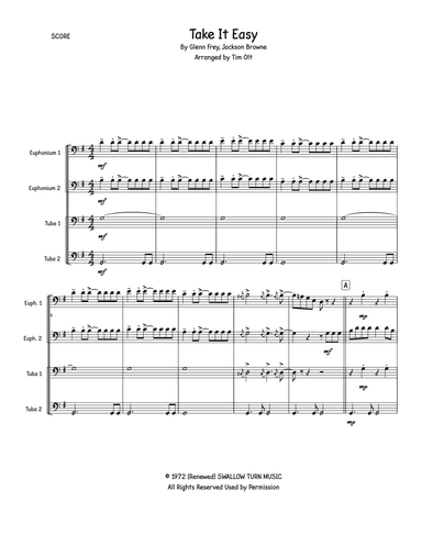 Take It Easy (arr. Tim Olt)