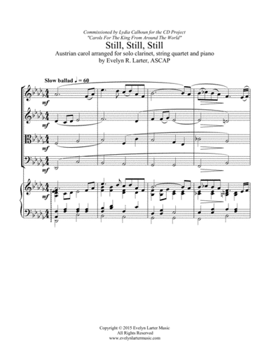 Still, Still, Still (arr. Evelyn Larter Music)