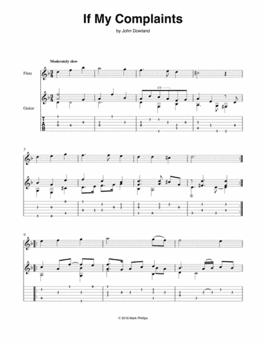 If My Complaints (arr. Mark Phillips)