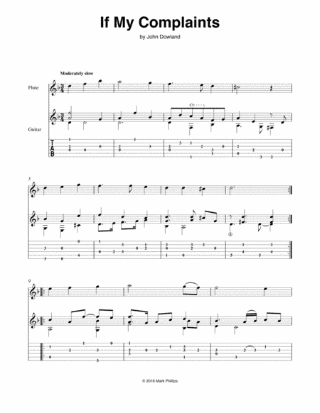 If My Complaints (arr. Mark Phillips)