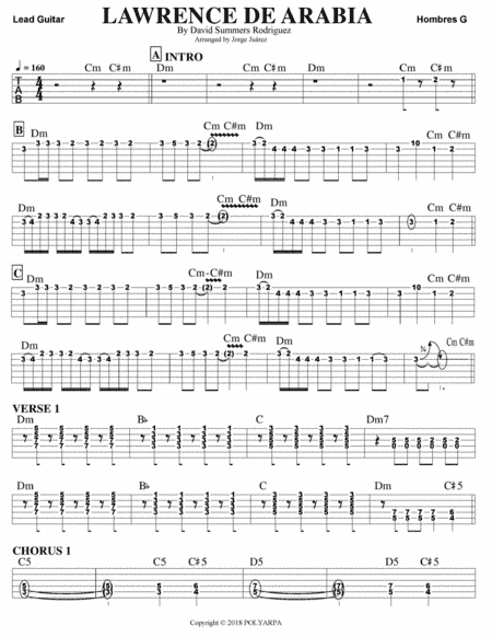 Lawrence De Arabia (arr. Jorge Juárez)