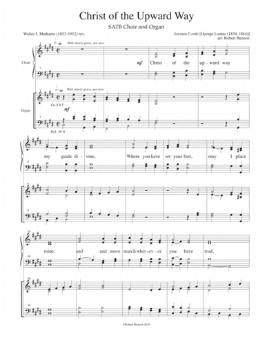 Christ of the Upward Way (Hymn Concertato) (arr. Robert Benson)