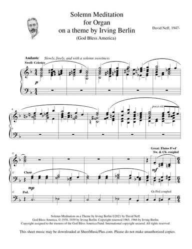 God Bless America ® (arr. David Neff)