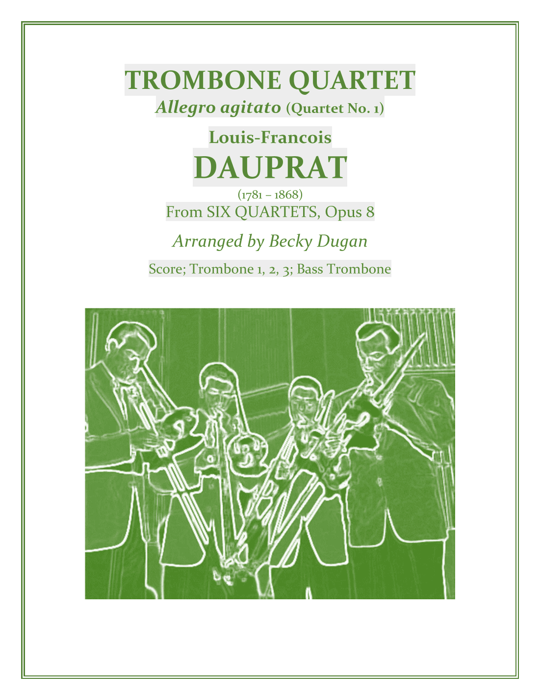 Allegro agitato (Quartet No. 1) (arr. Arr. by Becky Dugan)