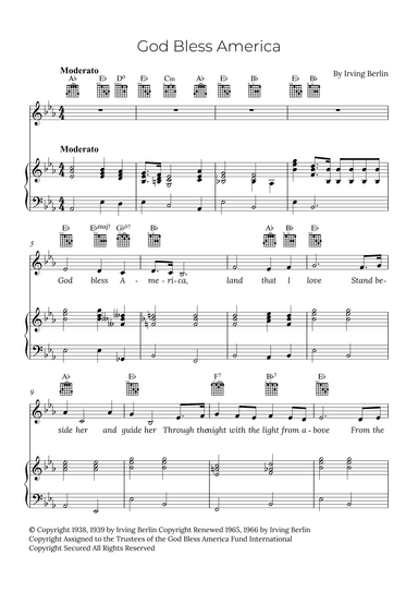 God Bless America ® (arr. Alex Nunes Rodrigues)
