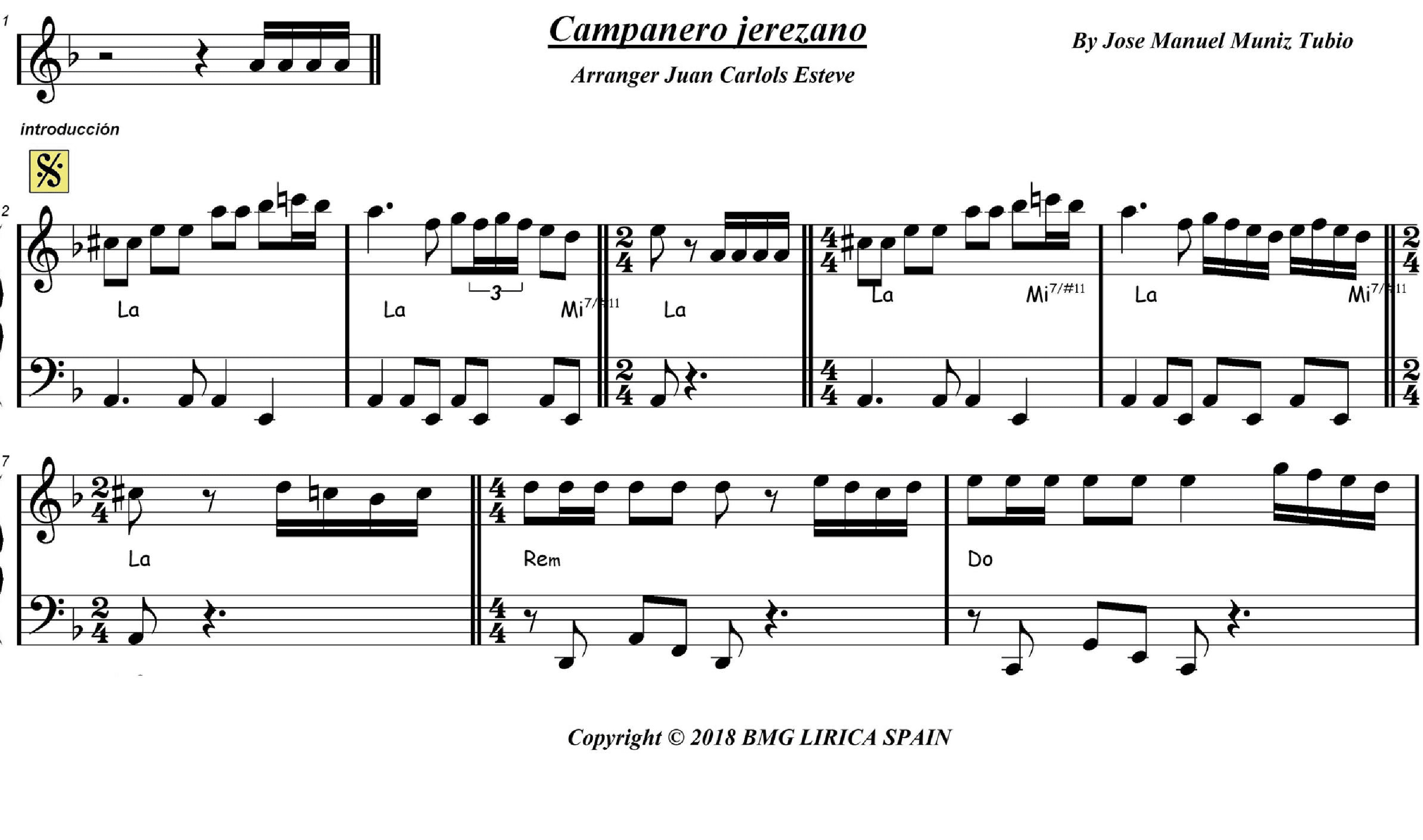 Campanero Jerezano (arr. juan carlos esteve / Gran Coda)