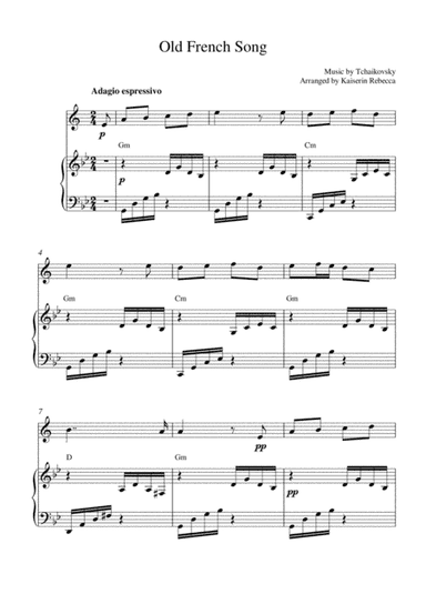 Old French Song (arr. Kaiserin Rebecca)