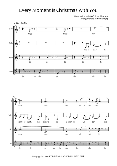 Every Moment Is Christmas With You (arr. Mariane Lingley)