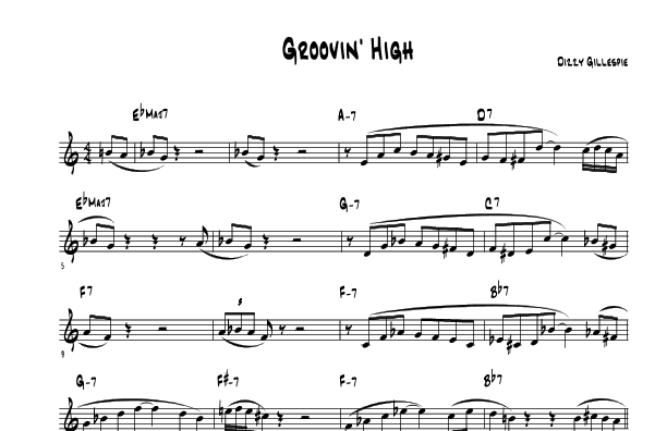 Groovin' High (arr. John "Dizzy" Gillespie)
