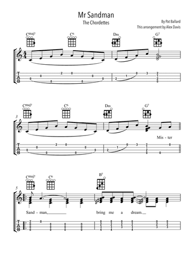 Mr. Sandman (arr. Alex Davis)