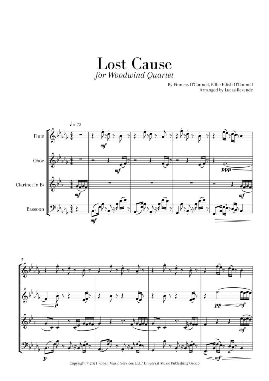 Lost Cause (arr. Lucas Rezende)