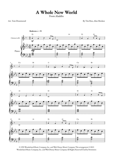 A Whole New World (arr. Tom Drummond)