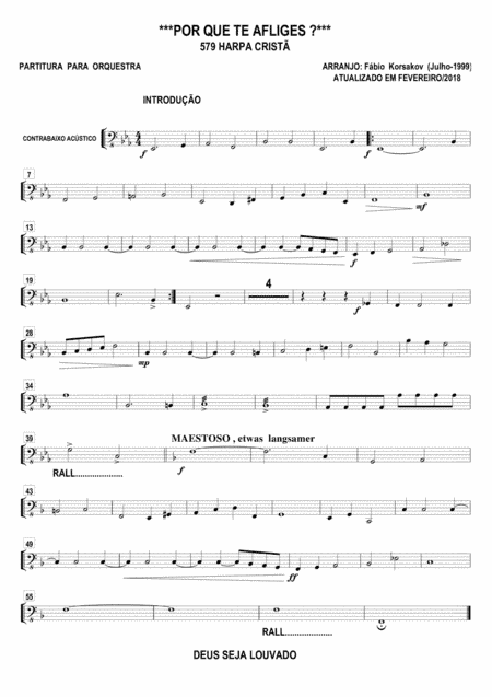 Ao pé da Cruz / 579 Harpa Cristã (arr. Publicado por Maestro Arranjador)