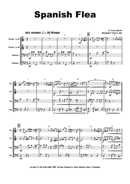 Spanish Flea (arr. Thomas H. Graf)