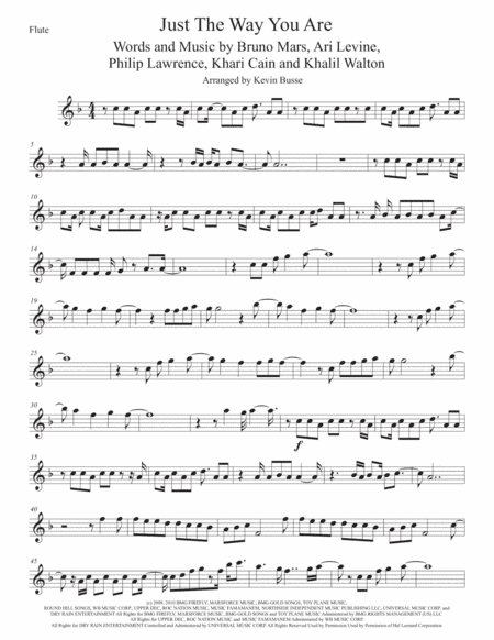 Just The Way You Are (arr. Kevin Busse)
